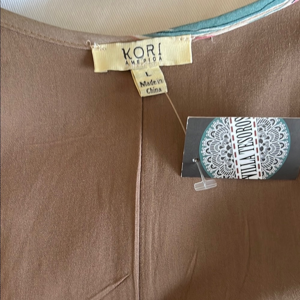 Kori Tan and Blue Spaghetti Strap Sundress - Picture 6 of 10